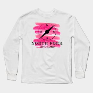 NOFO Watercolor Compass Long Sleeve T-Shirt